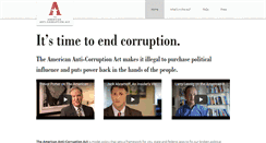 Desktop Screenshot of anticorruptionact.org